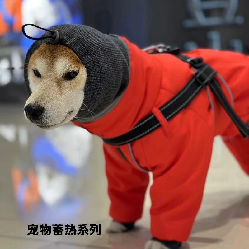Abrigo invierno perro impermeable cortavientos Labrador Border Collie - imagen 3