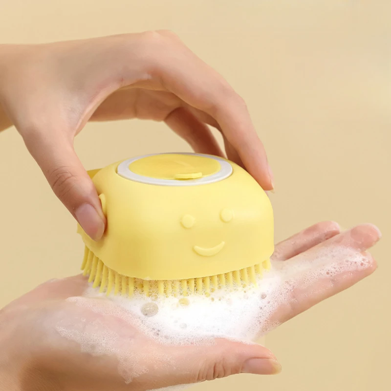 Cepillo de baño para mascotas, herramientas de masaje de limpieza, cepillo de silicona, fabricante de espuma de silicona para perros, gatos, productos para mascotas, suministros, accesorios de belleza - imagen 2