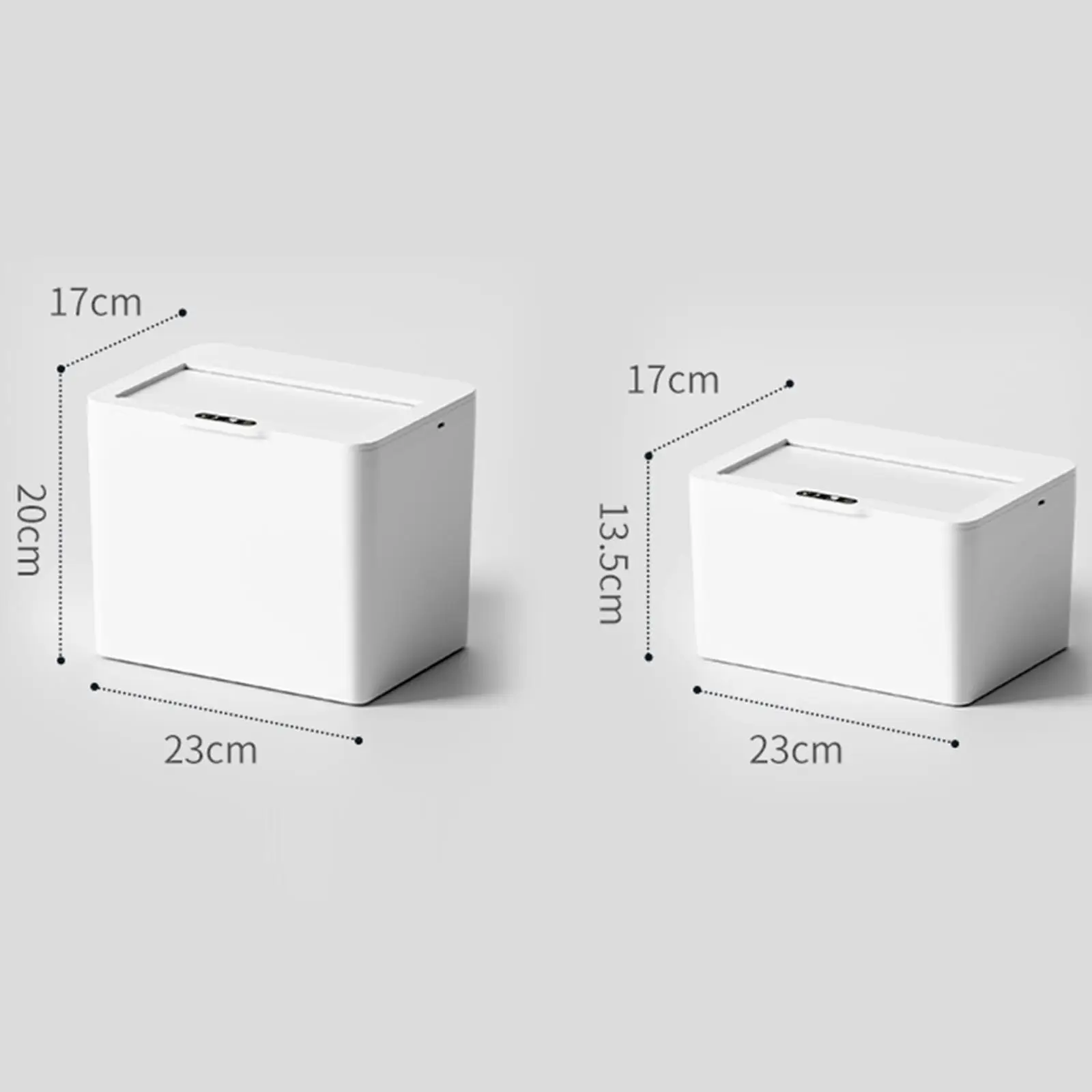 Smart Induction Trash Can Automatic Garbage Can Lightweight Easy to Clean Durability Touchless Trash Bin for Desktop Bathroom