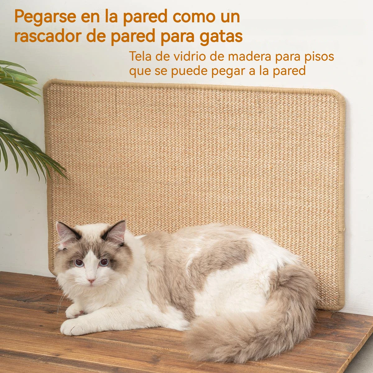Rascador de Sisal para gatos, alfombrilla protectora de árbol para mantener tus muebles seguros - imagen 5