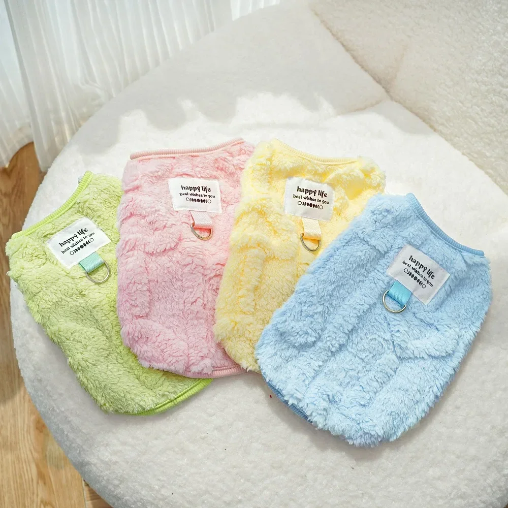 Ropa bonita de invierno para perros, cálida para perros pequeños y gatos, chaqueta de lana suave y acogedora para exteriores, chaleco, abrigo para mascotas, Chihuahua, Yorkies, Corgi, Ropa Perro - imagen 3