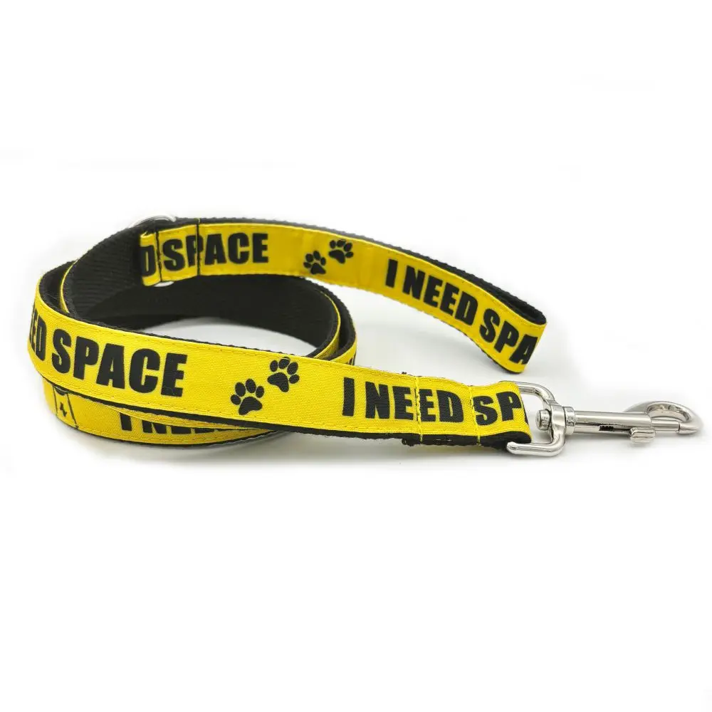 Collar personalizado para mascotas, señal de advertencia, no mascota, necesito espacio, etiqueta de identificación con nombre de gato y cachorro, collares básicos ajustables para perros - imagen 4