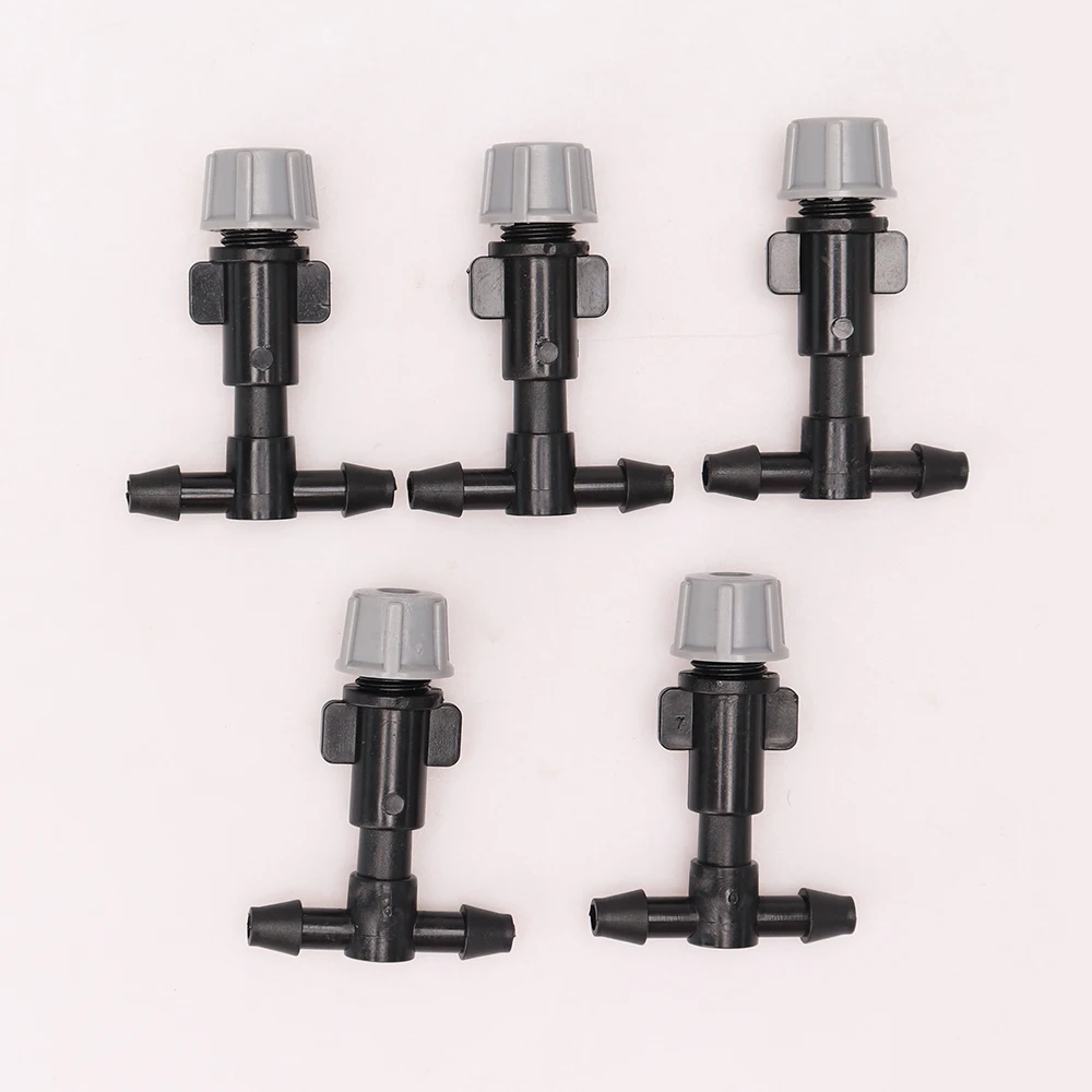 50 Uds. Boquilla de cabezales de aspersor de nebulización de jardín de riego de plástico con juntas en T para riego por nebulización - imagen 3