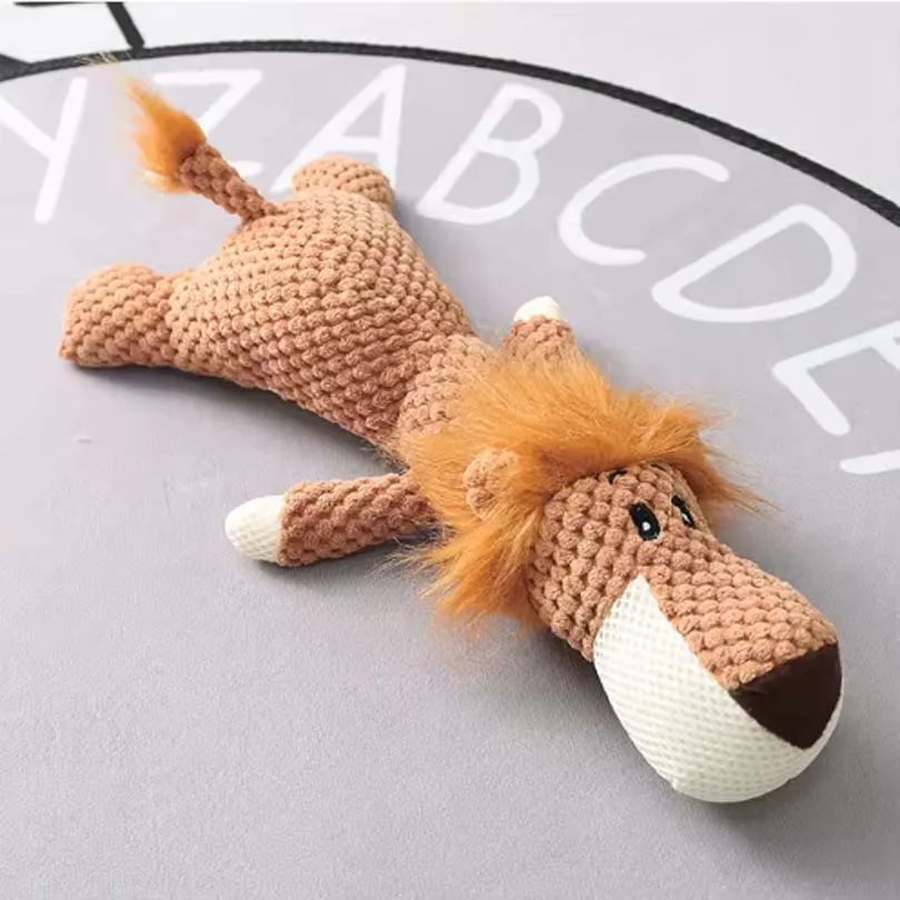 Juguete masticable para perros grandes con sonido – Peluche suave - imagen 4