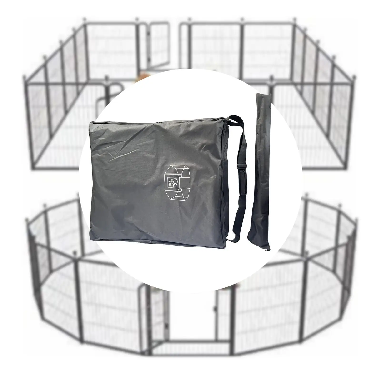 Dog Playpen Storage Bag Lightweight Dog Fence Travel Bag Sturdy for Trips Travel