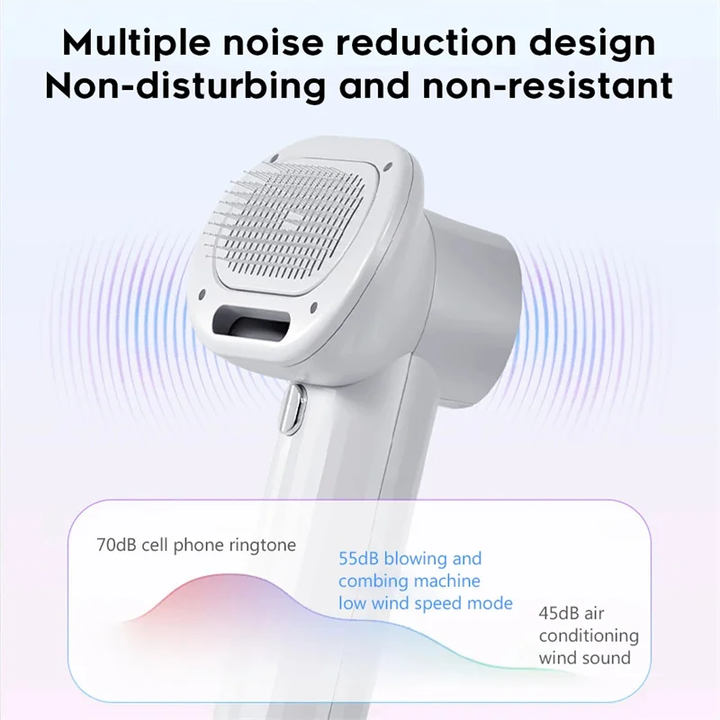 Secador de pelo inteligente para perros, Mascotas Perros, cepillo para gatos, depilación, peine, accesorios de aseo, suministros - imagen 4