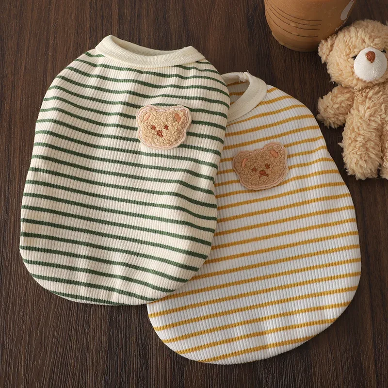 Chaleco transpirable de verano para mascotas, para actividades al aire libre, piernas frescas y transpirables, camisa de manga corta con cuello redondo, ropa de verano para perros - imagen 3