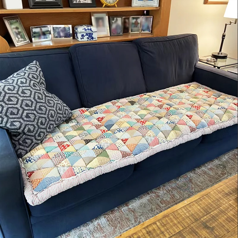 Funda de sofá gruesa, funda antideslizante para asiento, funda de sofá europea, toalla para sala de estar, todas las estaciones - imagen 3