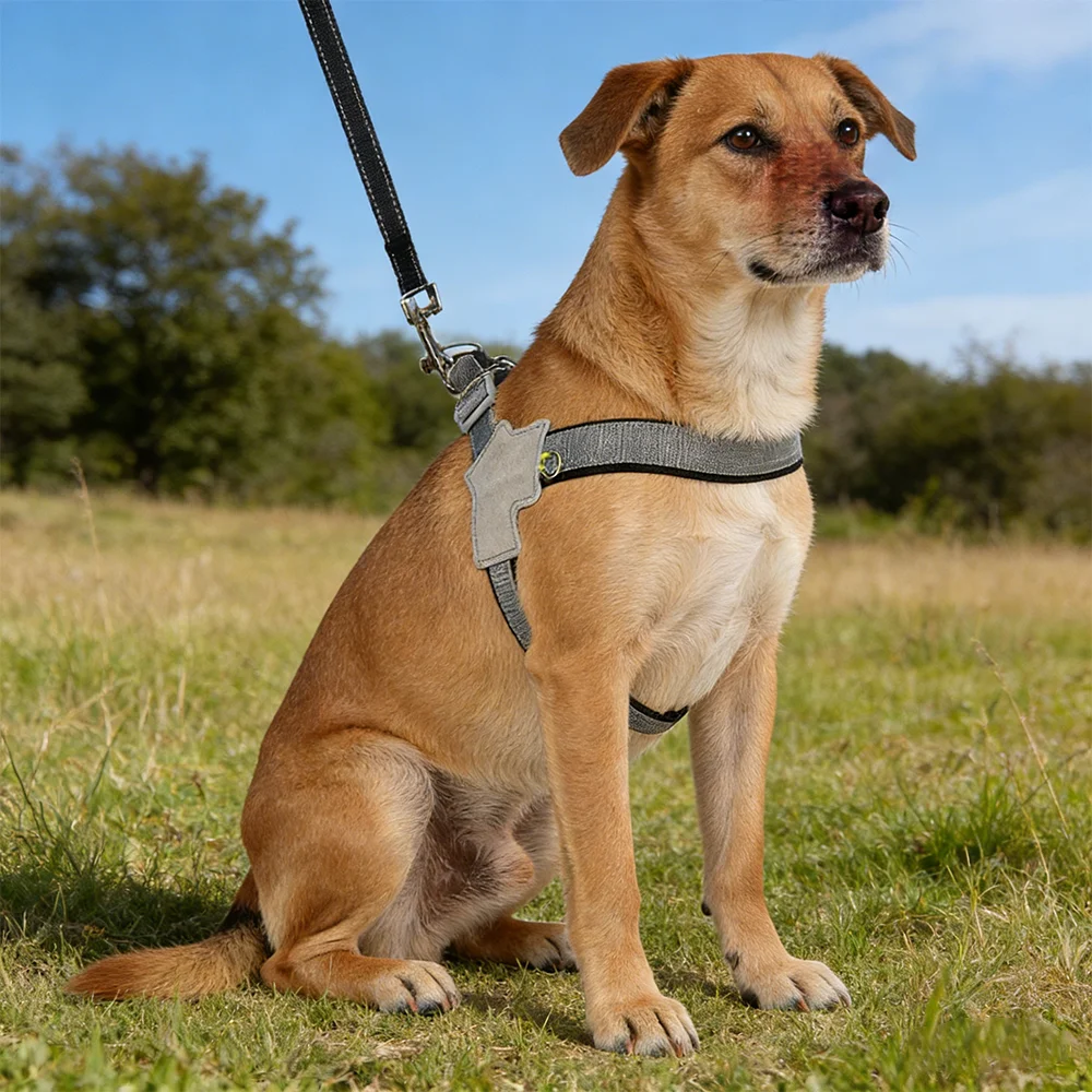 Conjunto arnes y correa ajustables para perros Chihuahua - reflectante - imagen 3