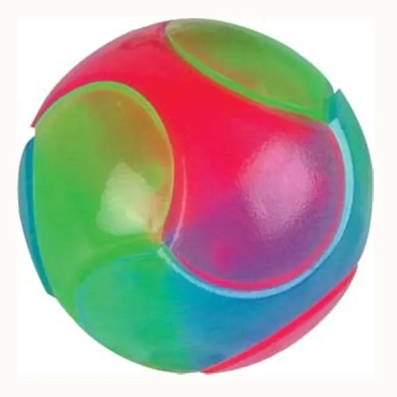 Pelota de juguete con luz LED para perro, bola elástica intermitente, bola Molar de Color para mascotas, juguetes interactivos para cachorros, gatos y perros - imagen 4