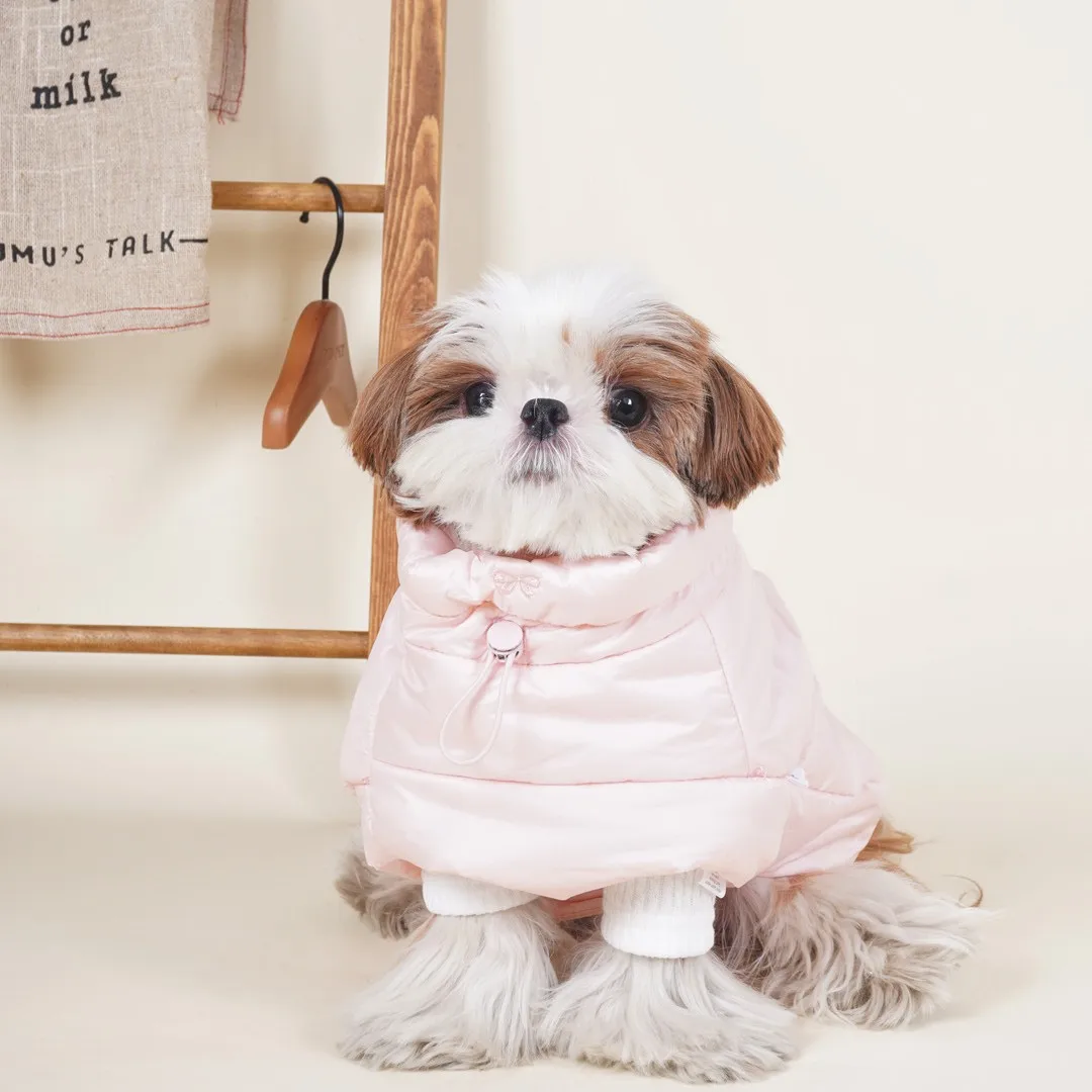 Abrigo grueso de otoño e invierno para mascotas, Schnauzer Teddy, capa gruesa para perros pequeños, chal para perros, ropa para perros pequeños, ropa para cachorros - imagen 2