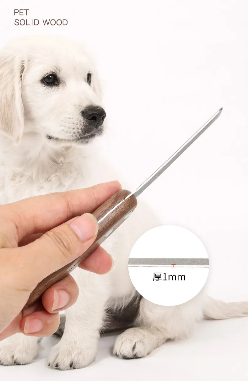 Cortauñas para perros con mango de madera listo para usar