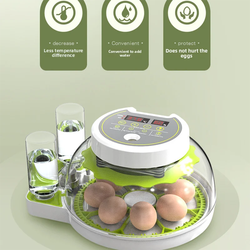 Incubadora inteligente totalmente automática para el hogar, pequeño paloma, loro, pájaro, huevo, platillo especial, caja incubadora de temperatura constante - imagen 5