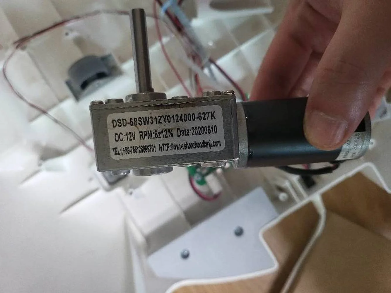 Accesorios de Motor para motores de repuesto de caja de bandeja de arena para gatos autolimpiante automática Petree 1st - imagen 3