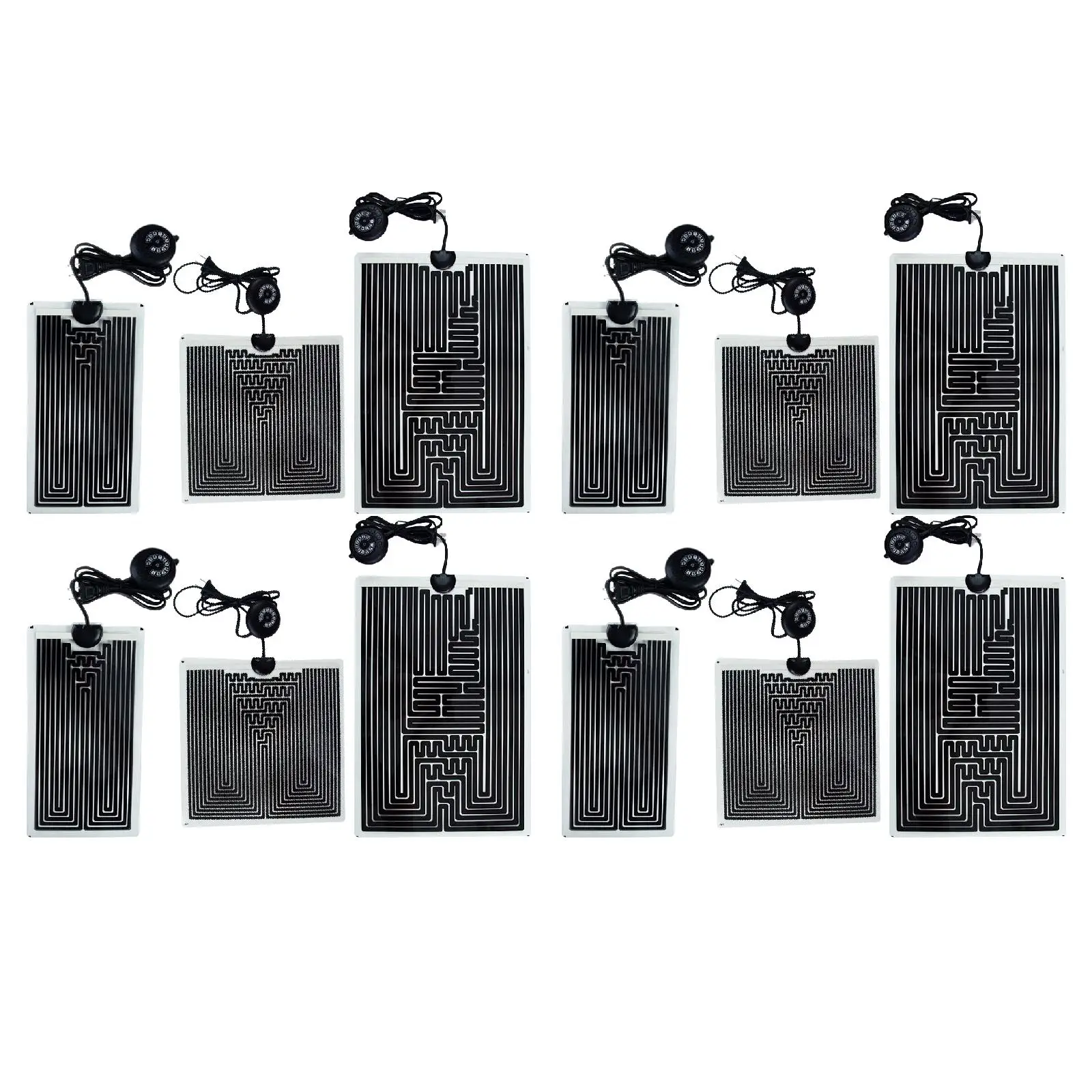 Reptile Heating Pad Adjustable Temperature Portable Indoor Terrarium Heating Mat for Tortoise Frogs Lizards Turtles Gecko