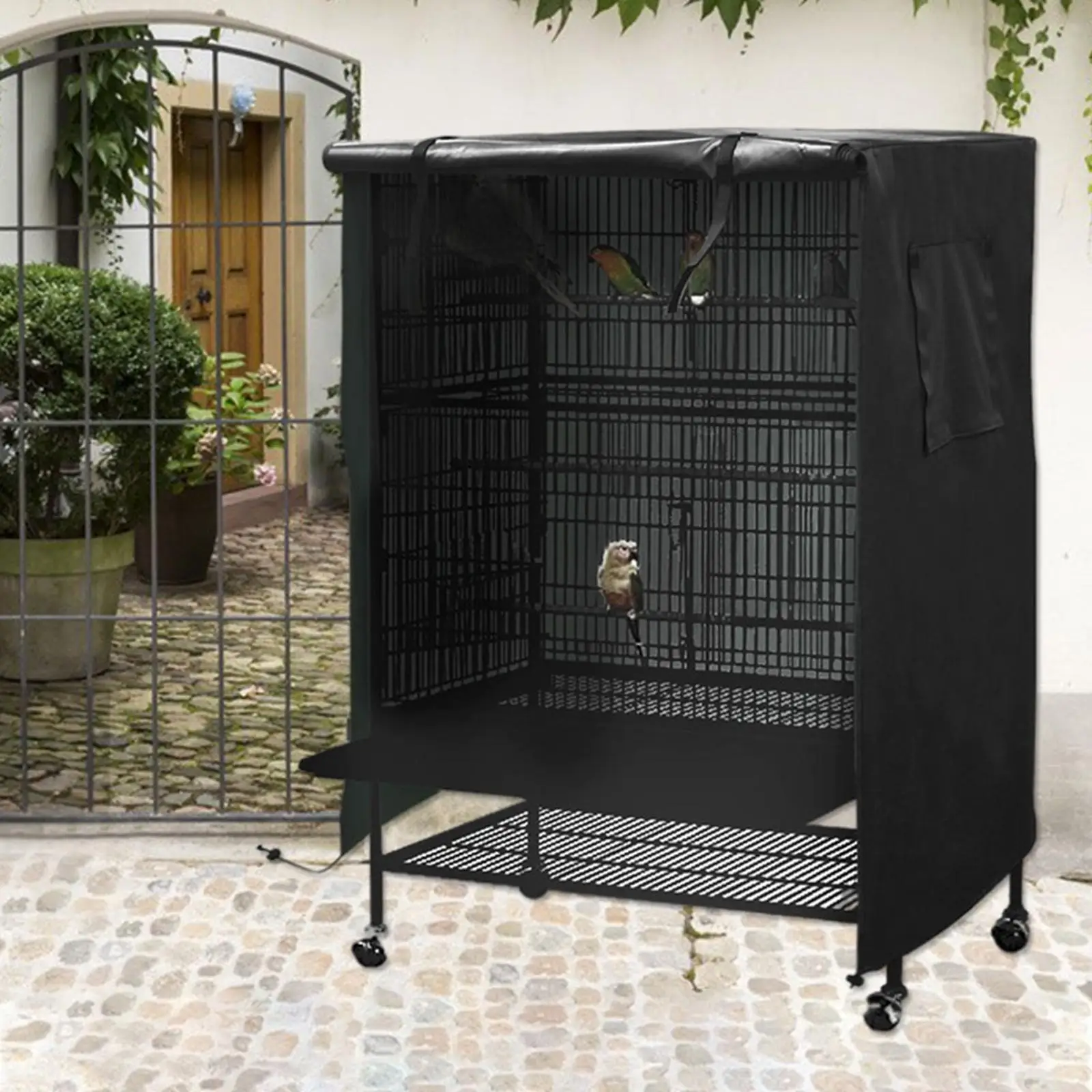 Bird Cage Cover Windproof Parrot Cage Protector Pet Blocking Light Cover