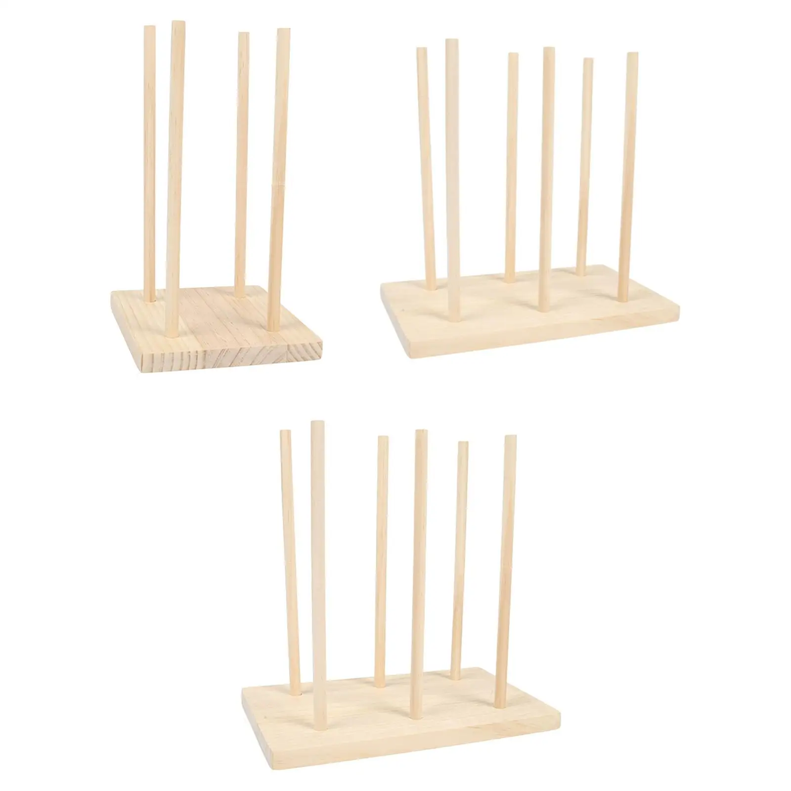Organizador de cinta de madera, estante de almacenamiento de hilo de gran capacidad, hilos de ganchillo, soporte para cinta de floristería, soporte para carrete, estante para cinta