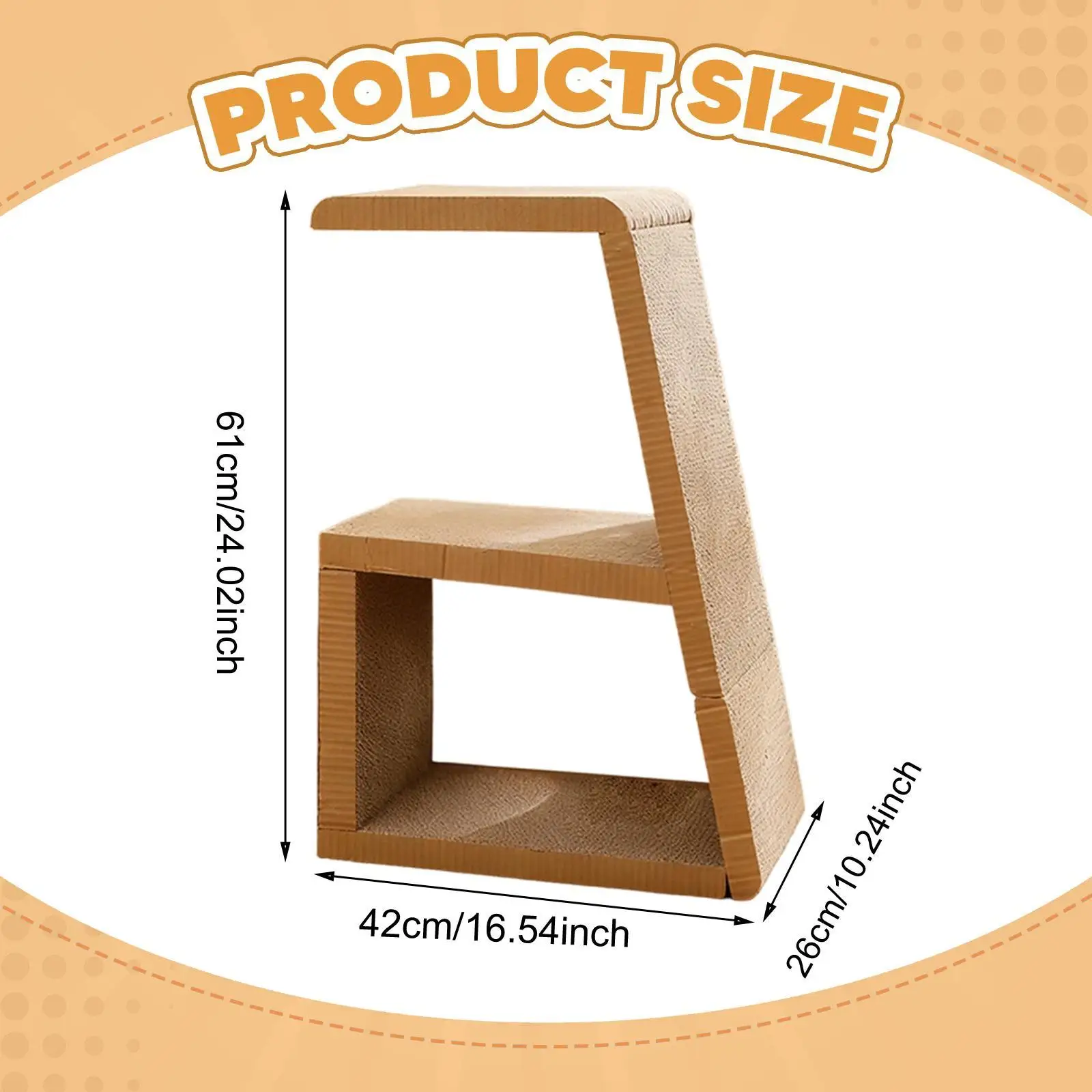 Cardboard Cat Scratcher Kitten Scratching Board for Resting Outdoor Sleeping