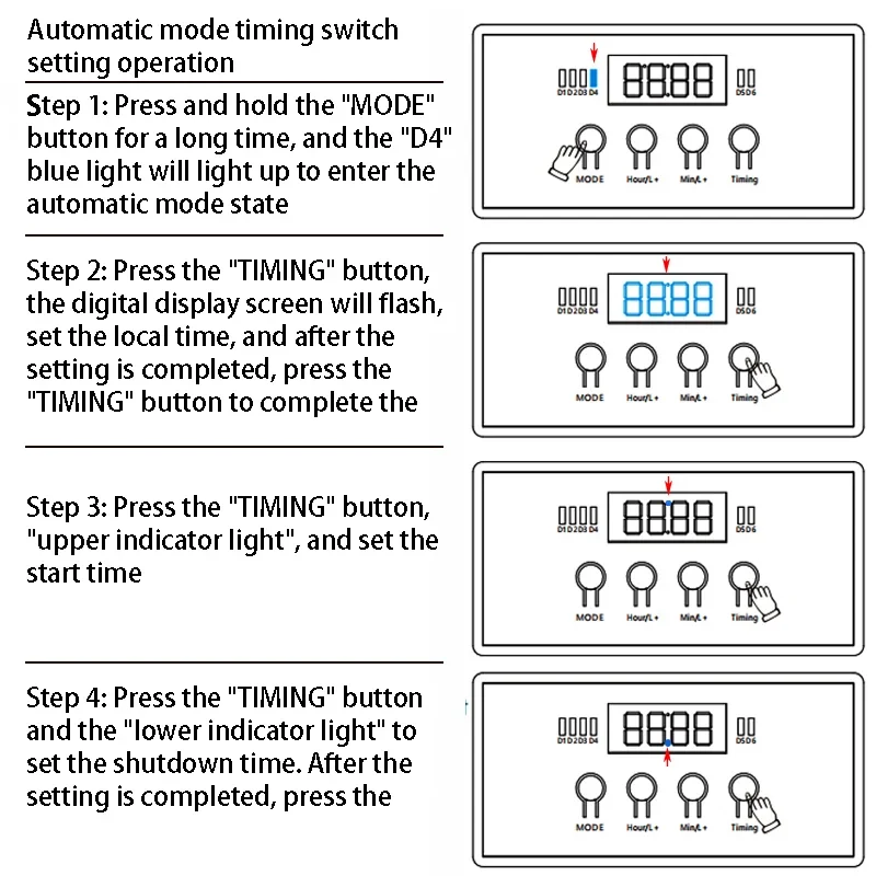 Válvula eléctrica de CO2 para acuario, interruptor de sincronización con pantalla Digital, regulador de contador de burbujas de CO2, válvula de Motor de Control del generador - imagen 5