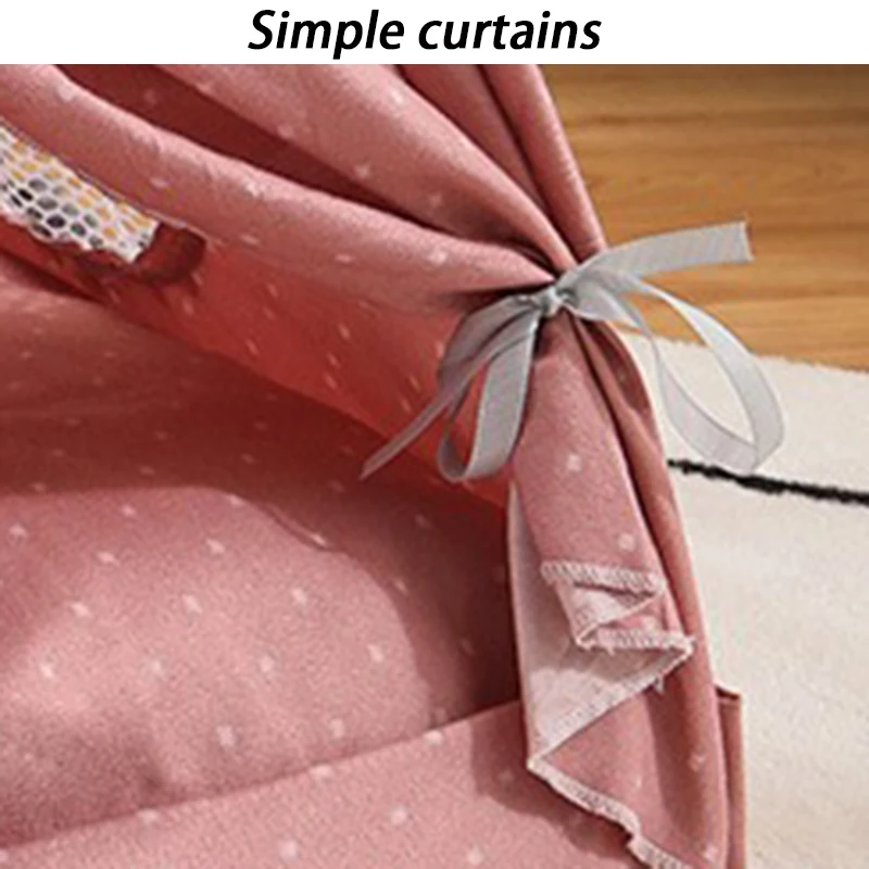 Tienda ocultadora para gatos, cama nido semicerrada, portátil, interior, transpirable, desmontable, casa para gatos, camas universales para mascotas para las cuatro estaciones - imagen 4