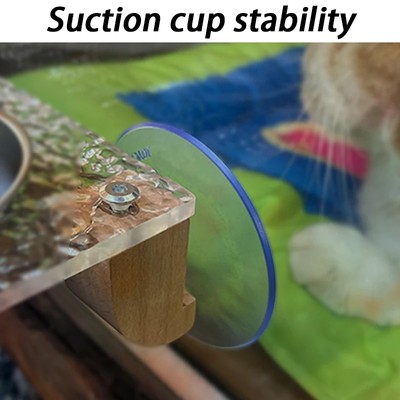 Estante para cuencos para gatos montado en la pared, estante para cuencos para beber de acero inoxidable suspendido, cuencos de agua para alimentación de perros, productos para mascotas - imagen 4