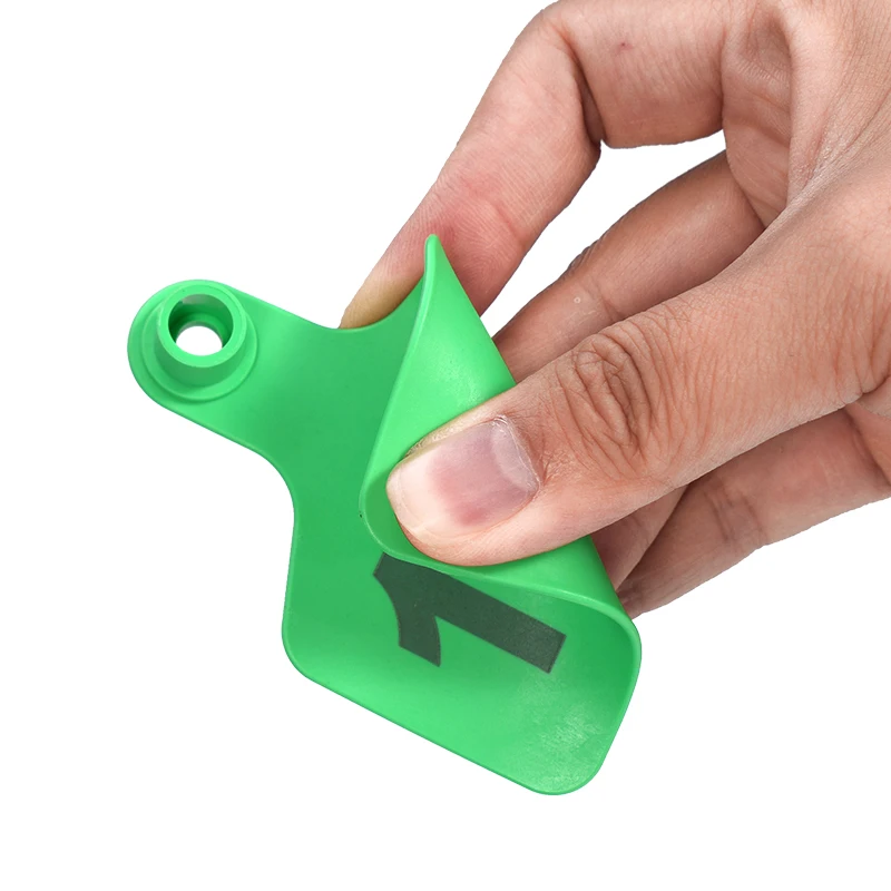 Previene la pérdida Con palabras No.001-100 Número Etiqueta de oreja de cobre Tarjeta de identificación especial para cerdos, vacas, ovejas y ganado - imagen 3