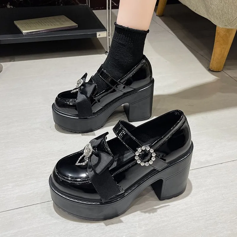 Zapatos Mary Jane suela gruesa para perros mini – Estilo otoñal - imagen 3