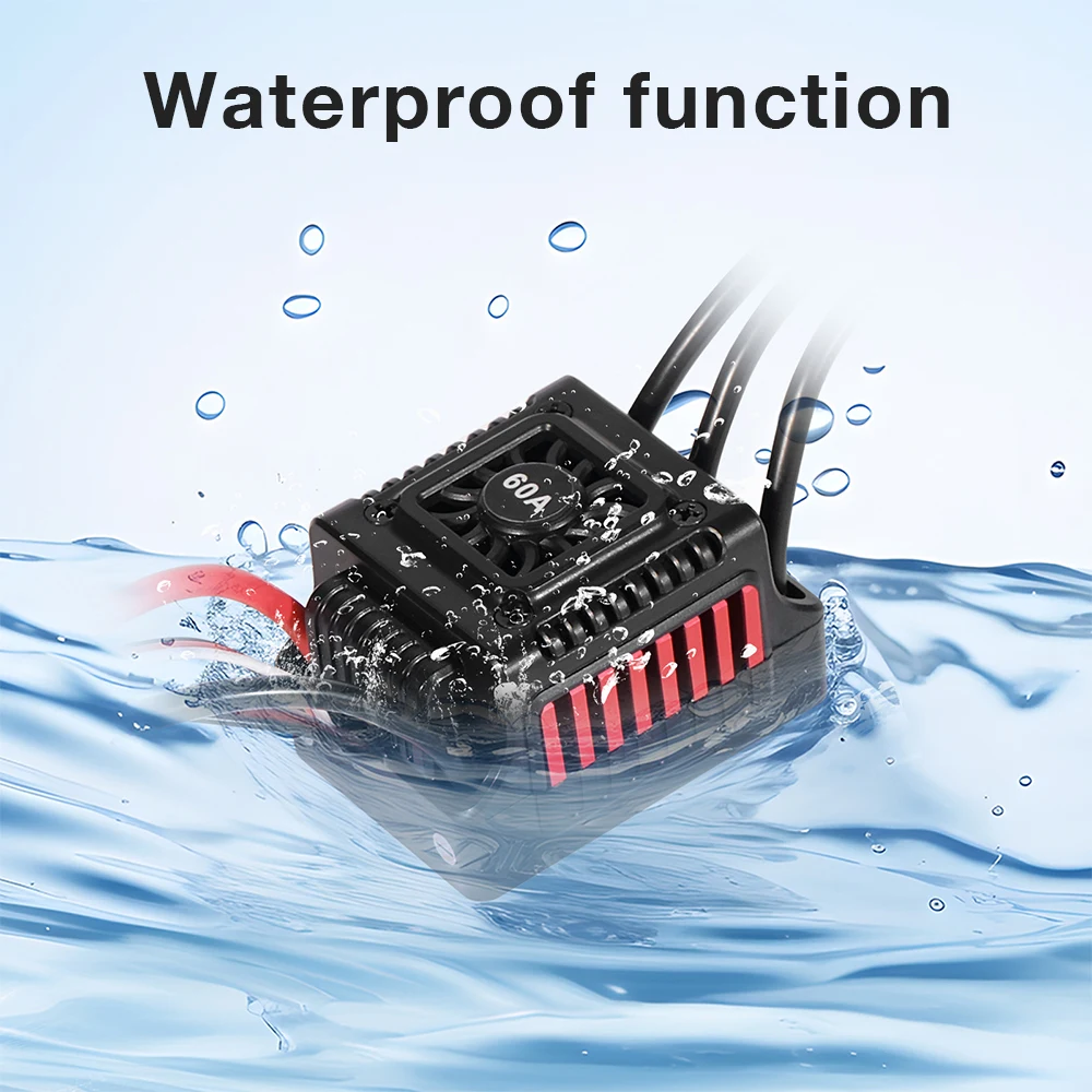 ESC brushless impermeable con enchufe XT60 para coches RC - imagen 2