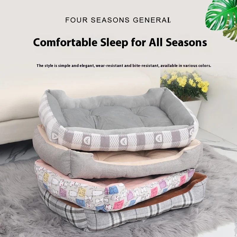 Casa cálida para perros, nido suave, cestas grandes para perros, perrera para otoño e invierno, casa lavable para gatos, suministros para cachorros, adecuado para invierno - imagen 2