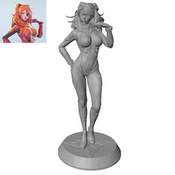 Kit resina miniatura chica sensual impresa en 3D sin montar ni pintar