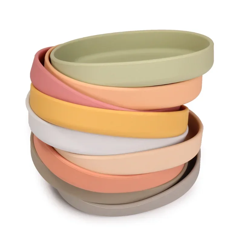 Cuenco de alimentación de silicona para perros, accesorios para perros salientes, agua potable, cuenco de silicona para gatos, suministros para mascotas