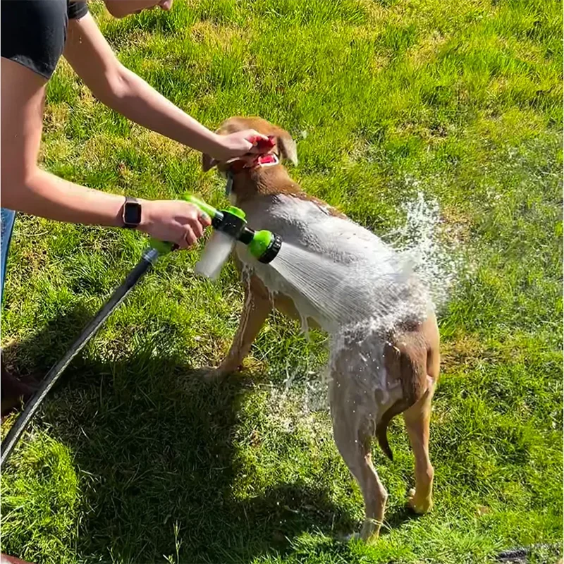 Pulverizador de alta presión para ducha de perro, pistola ajustable para lavado de mascotas, limpieza de baño, espuma de agua, jabón, herramienta de limpieza para perros, accesorios para perros - imagen 4