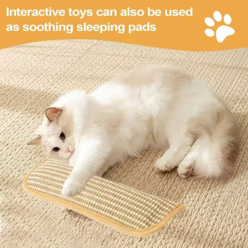 Rascador para gatos con juguetes interactivos e hierba gatera - imagen 2