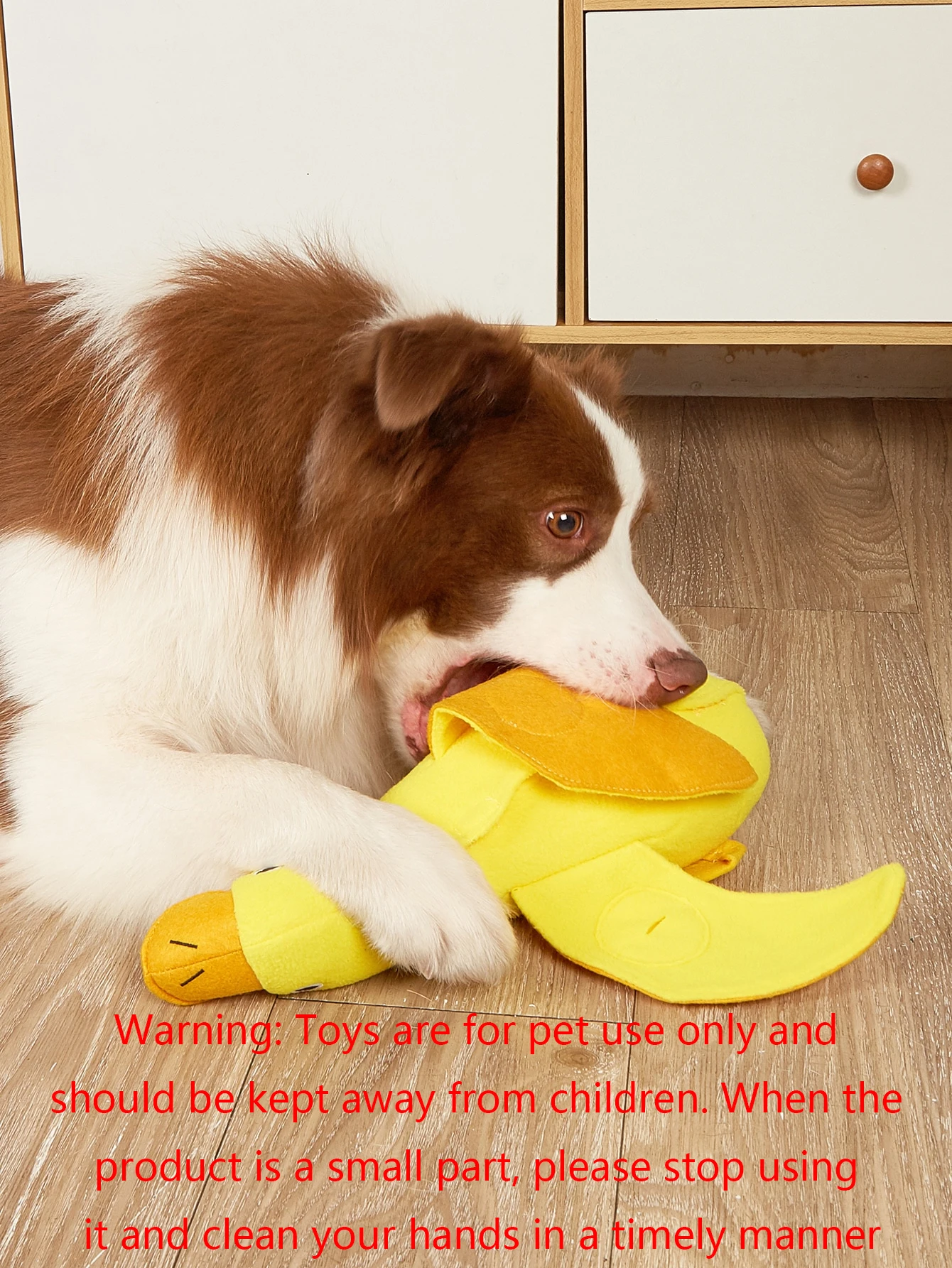 Peluche pato para gatos y perros - Juguete suave y acurrucable - imagen 2