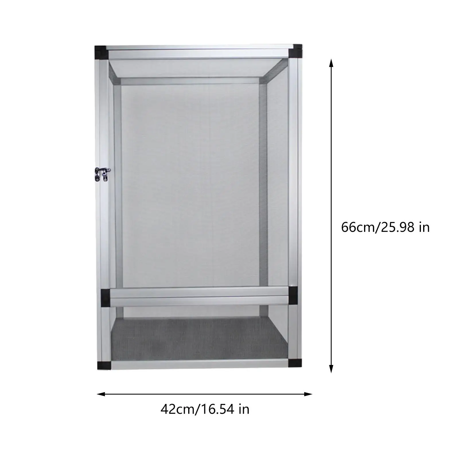 Reptile Terrarium Tank Interaction Dismantling Sturdy Pet Enclosure Ventilation for Small Turtles Snake