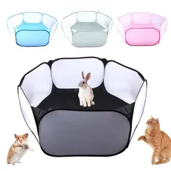 Parque vallado plegable para gatos y mascotas pequeñas