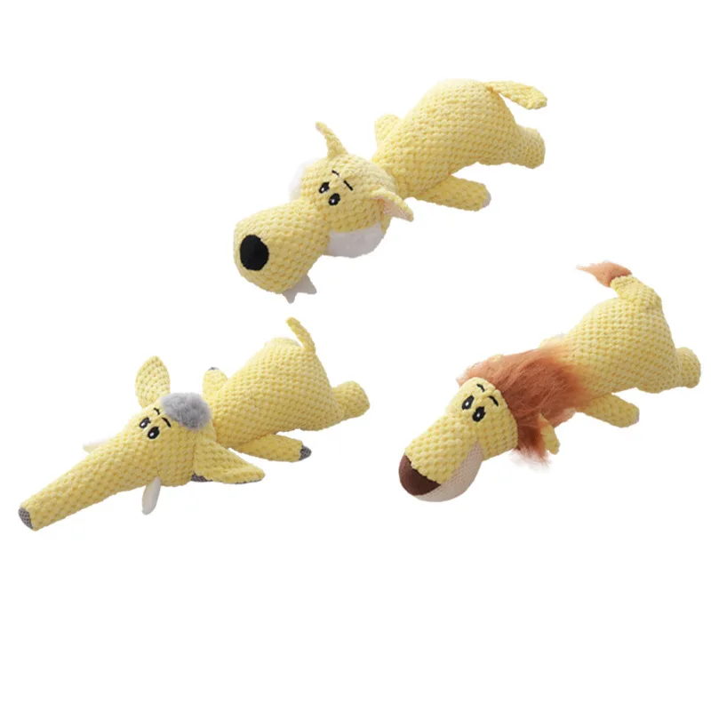 Divertidos juguetes simulados para perros pequeños y grandes con chirridores, juguete para masticar perros de peluche duradero y chirriante, productos para mascotas - imagen 4