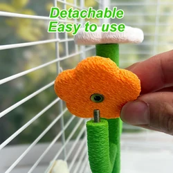 Juguete soporte cactus desmontable para loros, periquitos y cacatúas