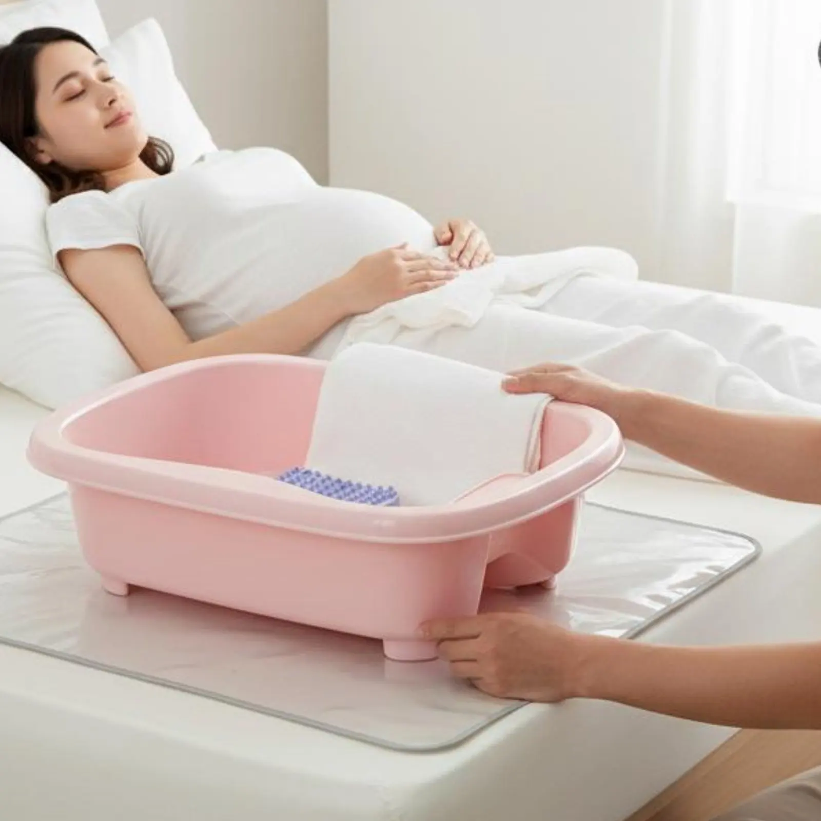 Bañera portátil para gatos y perros – Base antideslizante y reposacuellos - imagen 2