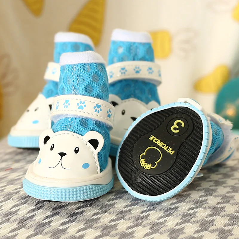 Zapatos de malla transpirables para perros y gatos, calzado bonito para exteriores, a la moda, para mascotas pequeñas y medianas - imagen 4