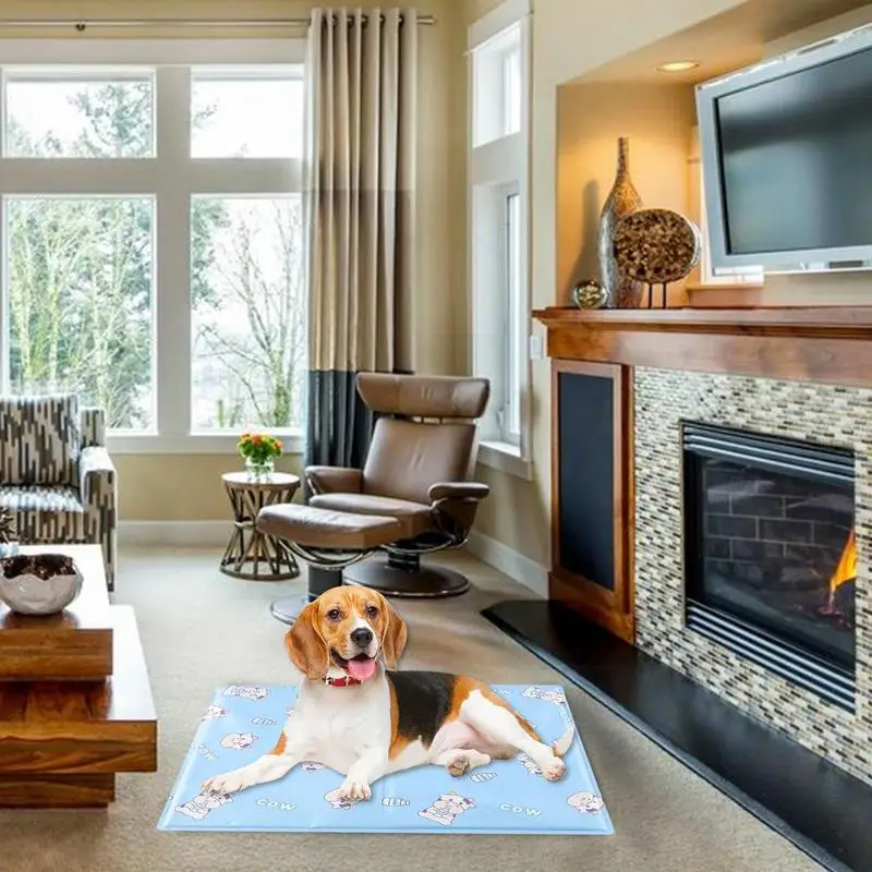 Cama de refrigeración impermeable para perro y gato, manta de hielo automática, almohadilla de hielo multifuncional para mascotas, alfombrilla esencial de verano para mascotas - imagen 4