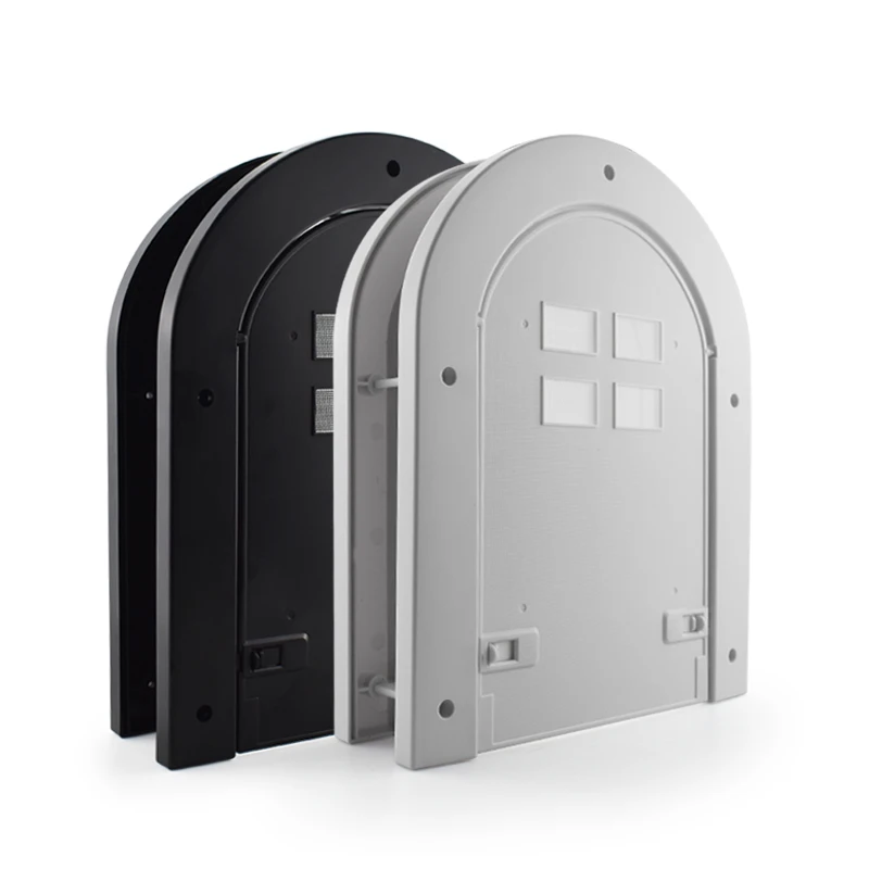 Puerta arqueada de plástico para gatos y perros pequeños – Acceso mascota - imagen 4