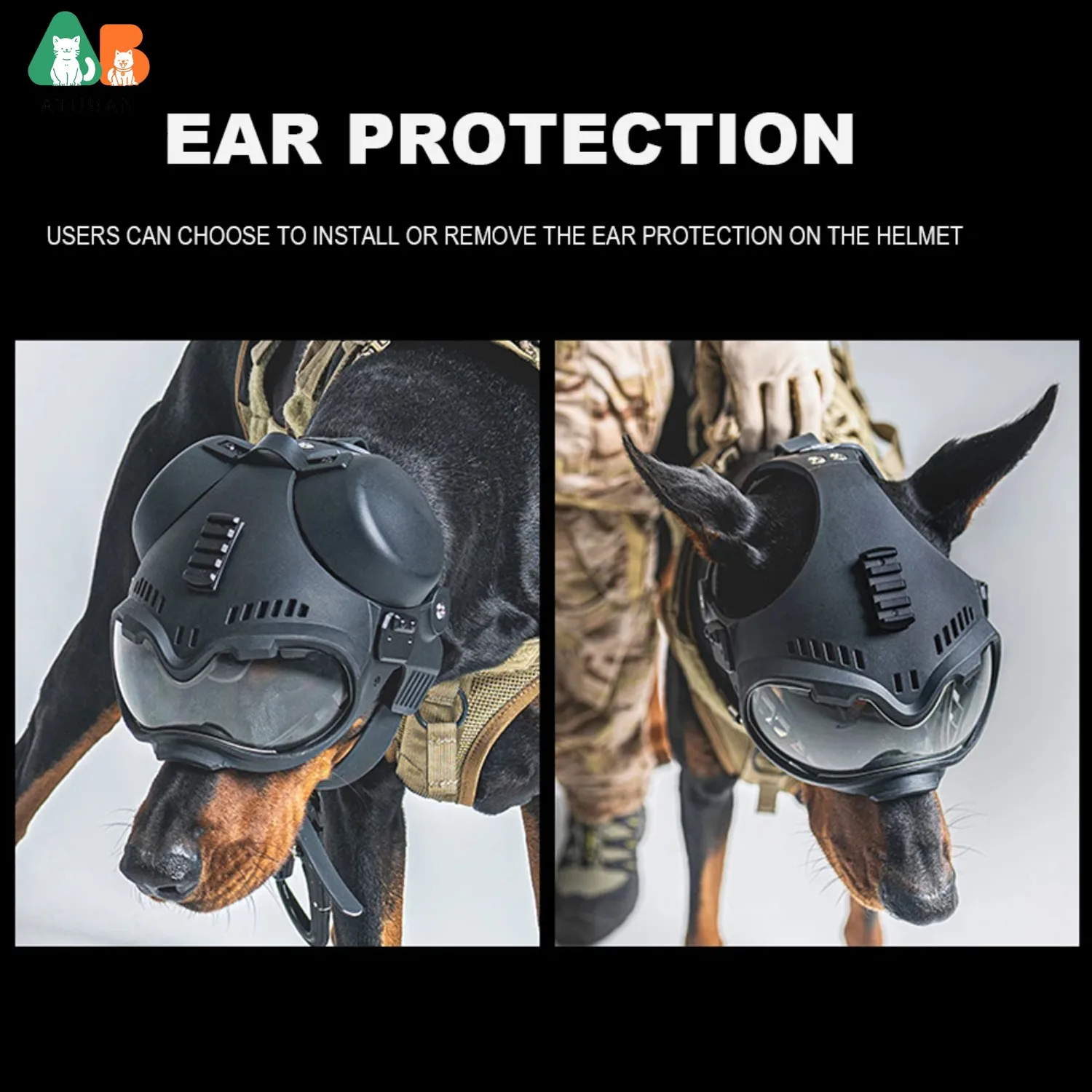 Casco protector para perros de trabajo y adiestramiento - imagen 3