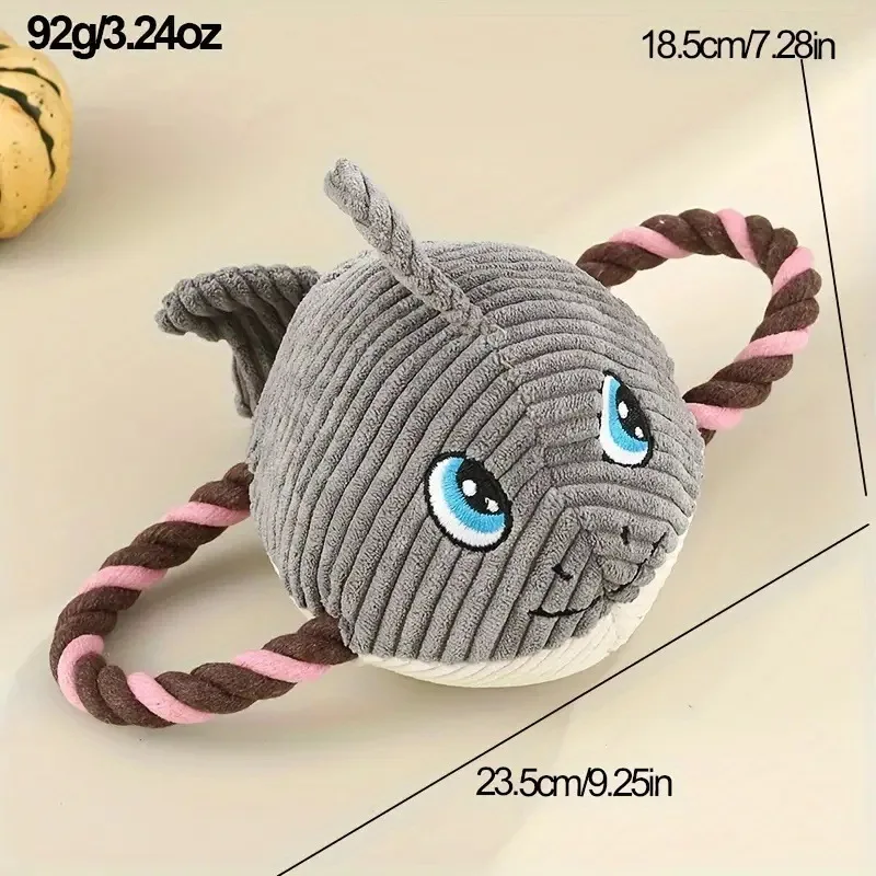 Juguete peluche resistente para perros y gatos interactivo con sonido - imagen 5