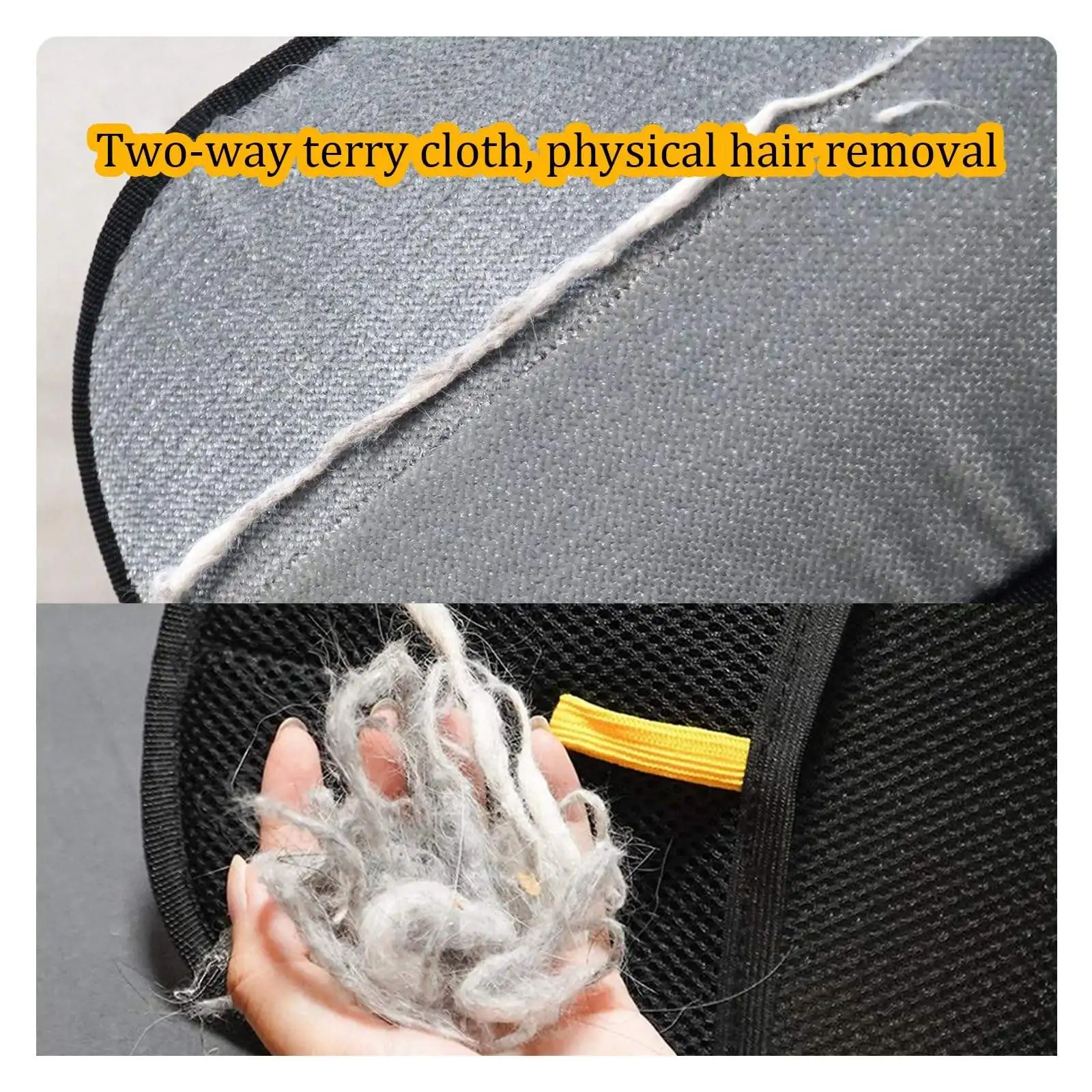 Herramienta de depilación para mascotas, guantes de eliminación estática para pelo de mascotas, juego de depilación para perros y gatos para sofá, ropa, detalles de coches, Carpe - imagen 3