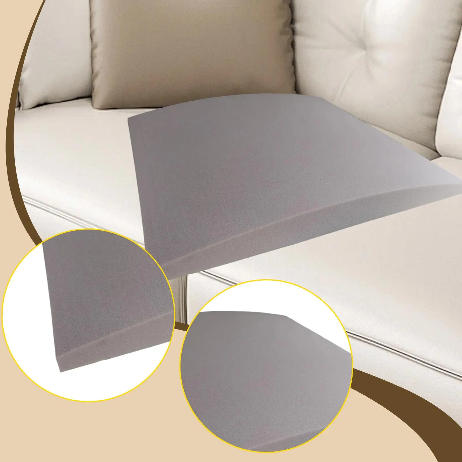 Soporte de cojín de sofá para asiento caído, esponja curva debajo de los cojines, tablero de soporte de cojín de sofá, almohadilla de reparación de hundimiento para sofá de dos plazas