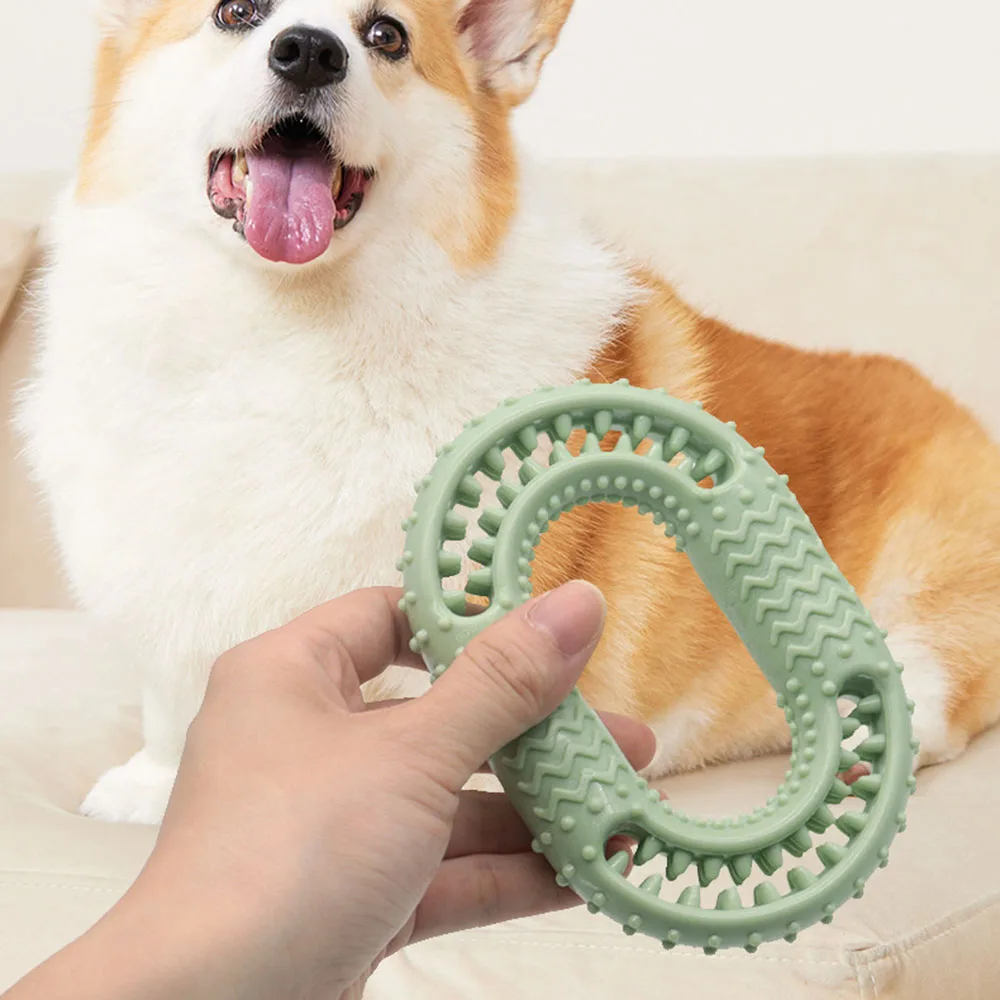 Juguete para masticar para perros indestructible: juguete de limpieza de dientes molares duradero para cachorros y perros adultos, - imagen 2