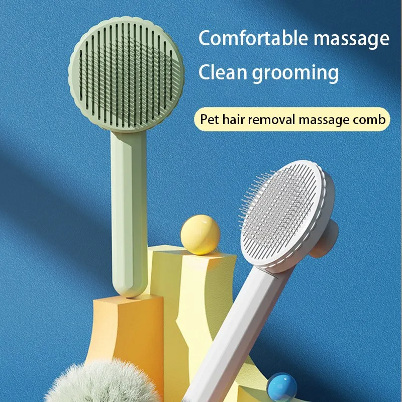 Cepillo para gatos, cepillo para el cuidado de mascotas, para eliminar pelos, removedor de pelo para gatos, peine para quitar el pelo de mascotas, accesorios para el cuidado de cachorros y gatitos - imagen 2