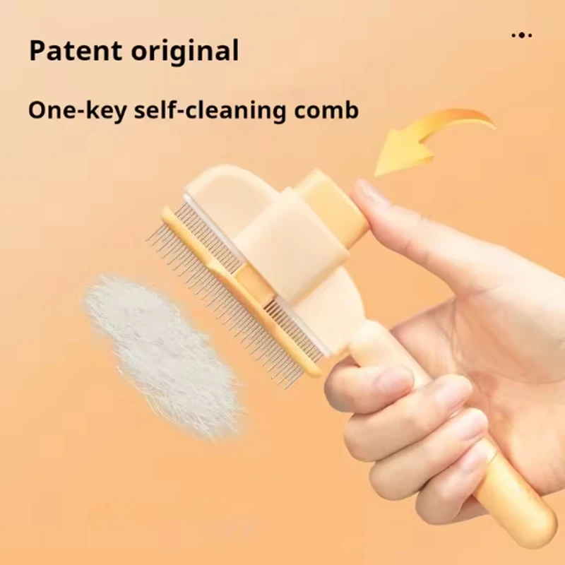 Peine doble uso para gatos – cepillo suave de pelo largo y corto - imagen 5