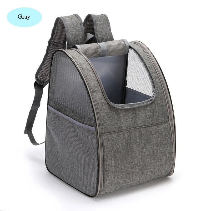 Bolsa para mascotas, bolsa de viaje para perros y gatos, bolsa de alambre plegable, mochila cómoda y transpirable portátil para mascotas, suministros para mascotas - imagen 5
